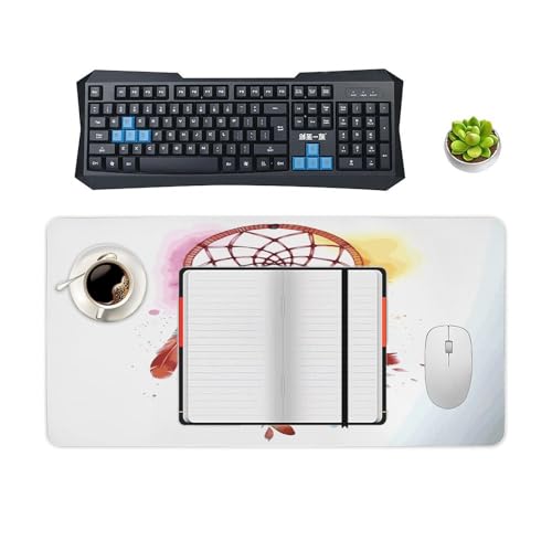 Pad para escritorio Watercolor Dream Catcher grande goma miniatura 4