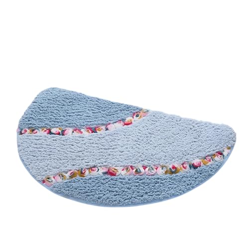 ���փ}�b�g �o�X�}�b�g ���O�� 50*80cm ���~�` �k�� �ƒ�p �z�� ���� ���K ����~�� �D�����V���v���ȃf�U�C�� �����̓�����A�Q���̓�����A���ւȂǁA�l�X�ȏꏊ�� (���C�g�u���[,50*80CM)