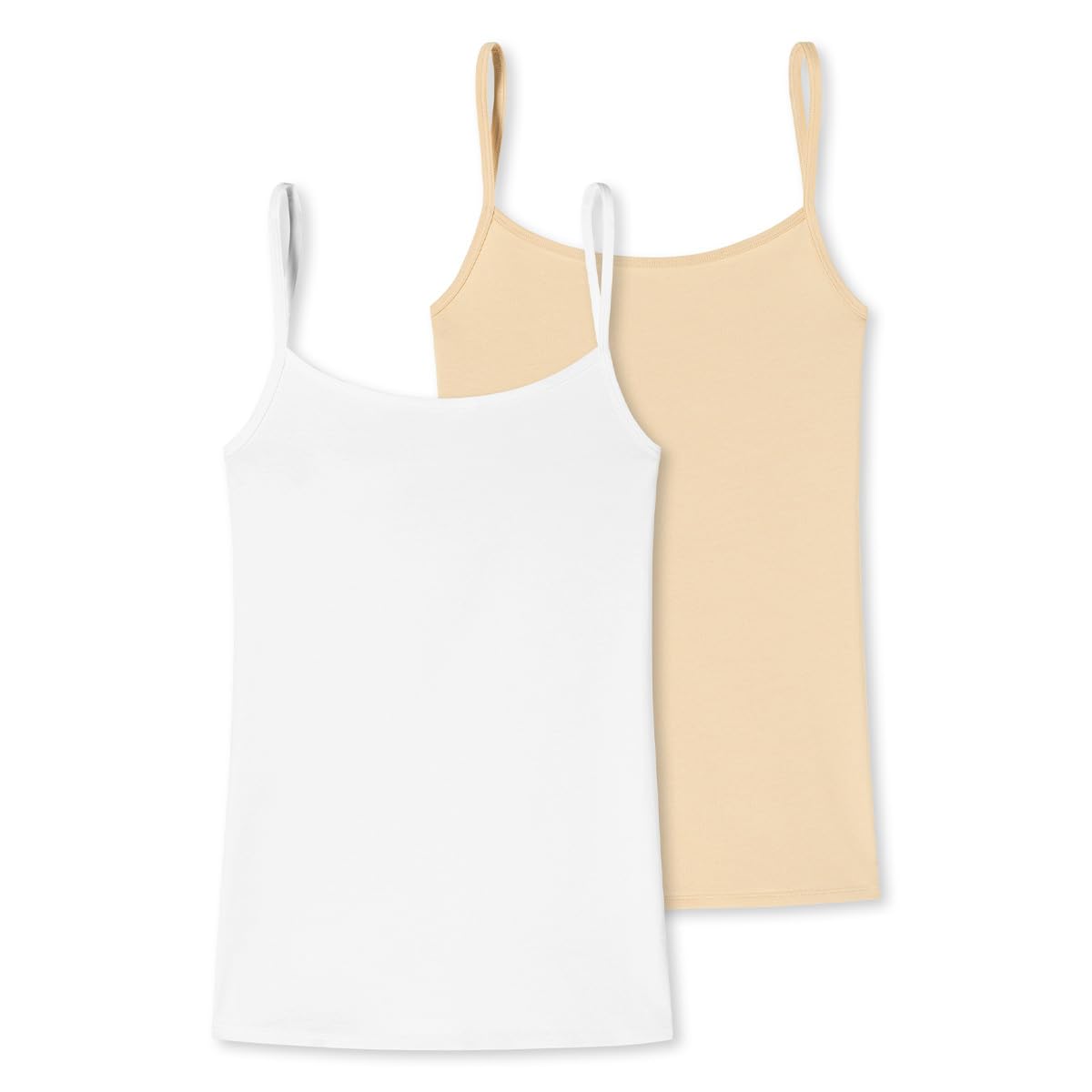 Schiesser Women's 2 Pack Spaghetti Top Underwear, Mixed, S, Mixed., S