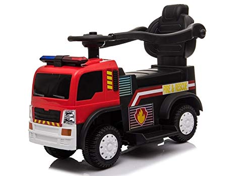 Slider Car 5in1 Fire Truck 6V Leder 2.4 GHz Feuerwehr LKW Sound und Licht