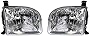 For Toyota Sequoia 2001-2004/Tundra 2003-2004 Headlight Assembly Pair Driver and Passenger Side For TO2502144 | 81150-0C020 Tundra Double Cab