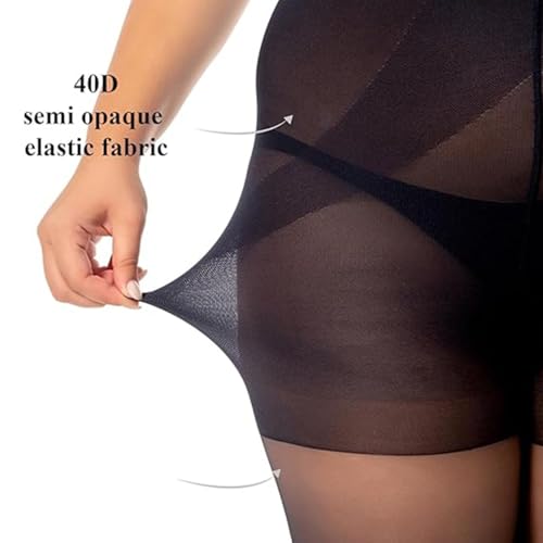 Women's Ultra Thin Pantyhose - 20D Control Top Tights With Reinforced Toe3