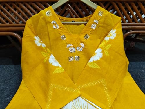 Image of Jatsy Women Pure Cotton Kurta Pant Dupatta Set | Salwar Suit Set For Girls And Women's