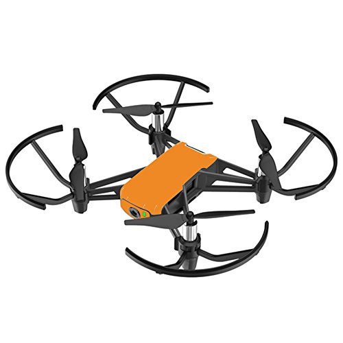 MightySkins Skin Compatible with DJI Ryze Tello Drone - Solid Orange | Protective