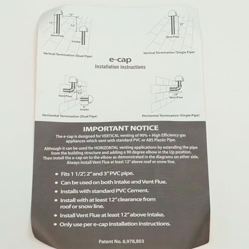 ECAP321 PVC Flue Pipe Rooftop Vent Cap - Image 3