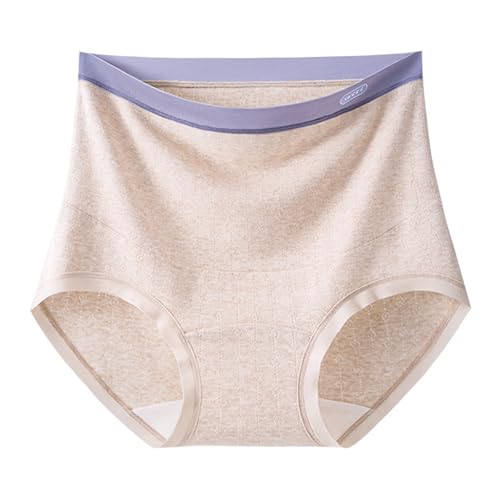 Ranuw Bragas de premamá de algodón transpirable de cintura alta para mujeres embarazadas, D, XXL