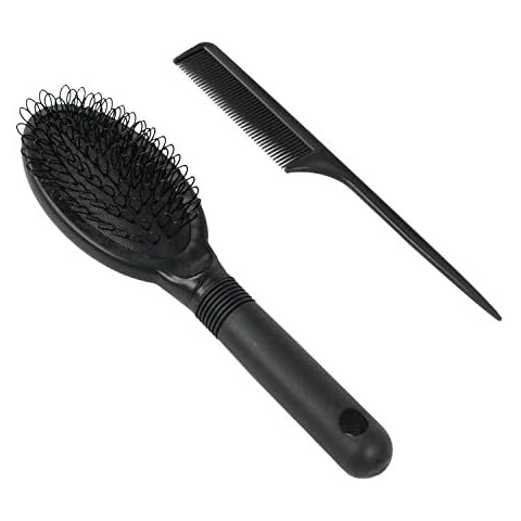 TopWigy 2PCS Wig Brush Professional Anti Static Hair Extension Loop Brush (#01) Cover