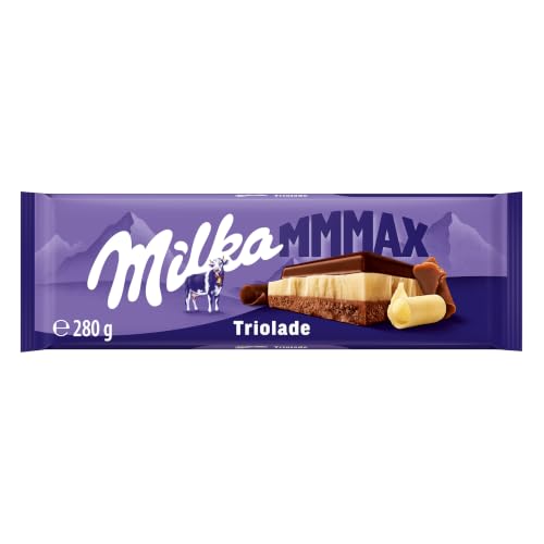 Milka MMMAX Triolade Tafelschokolade, 280 g – Ansicht 1