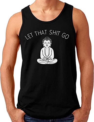 Débardeur Bouddha OM3 noir 4XL pour homme adepte de yoga et méditation zen