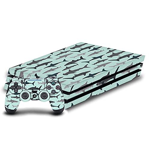 Skin Peau Autocollant Requins Mix pour Protéger la PS4 Pro des Rayures