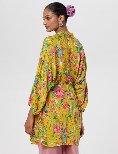 Image of BIBA Women Rayon Regular Fit Liva Printed Top