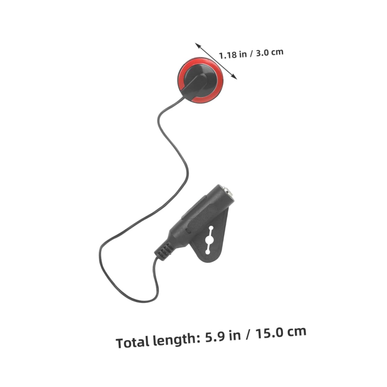 Sosoport Portable Acoustic Guitar Pickup with Eq Patch Lightweight Transducer for Guitars Ukuleles Violins for Musicians the Go