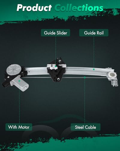 Image of SCITOO Power Window Regulator w /Motor for Honda Civic 2012-2015