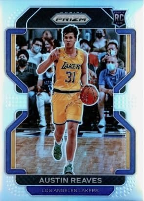 2021-22 Panini Prizm Austin Reaves Silver Prizms Rookie Basketball Trading RC Card #165