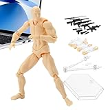 Bewegliche Actionfigur , Gelenk – Actionfiguren Realistische mit beweglichen, Gelenken Mehrzweck Figurenmodell Sockel, zum Malen Skizzieren Fotografieren | Multipurpose Outdoor Indoor Utility