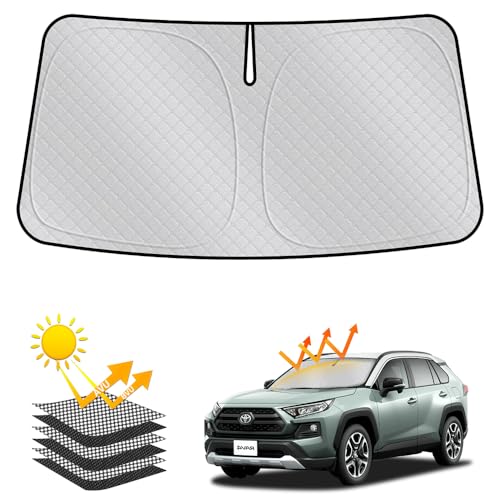 Amazon.co.jp: 【6層構造】サンシェード トヨタ RAV4【遮光率99.9 