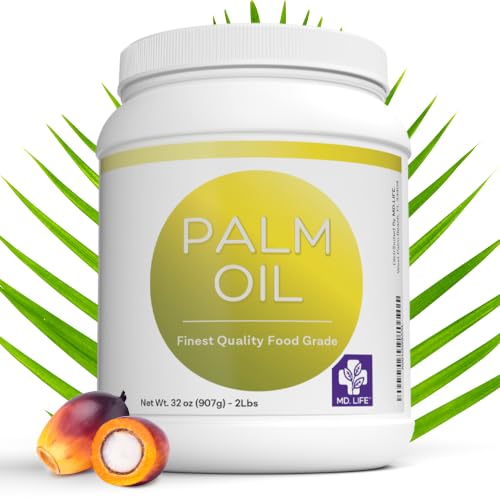 MD. Life Palm Oil, Food Grade Cold Pressed, 32 oz,