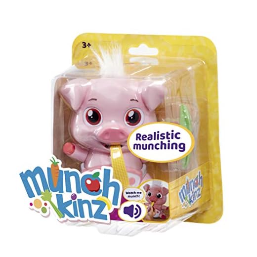 Munchkinz Interactive pet Pig with 30+ Sounds and Movement, Multi-Colour