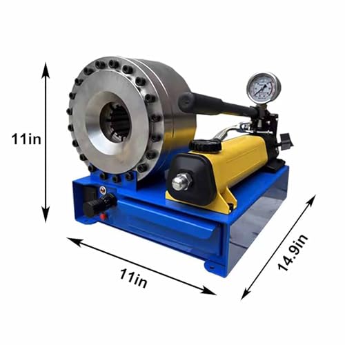 Estorniador de manguera hidráulica resistente 8 juego de troques 6-28mm herramienta manual para excavadora Ag Machinery R1 R2 kit de reparación de manguera de alambre de acero de alta presión con mang
