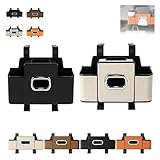 DARBCGH Organizador de automóvil Apto for Viajes: pañuelos de Papel, Vasos y Ganchos(2PCS A)