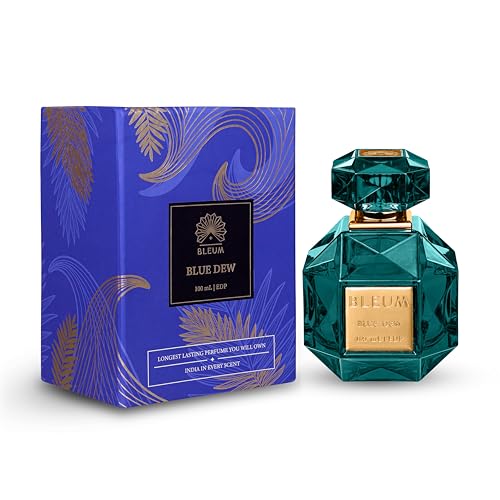 Image of BLEUM Blue Dew | 100 mL | Unisex Men Women | Long Lasting Aquatic Perfume Fragrance Scent | 25% EDP Eau De Parfum (Aquatic)