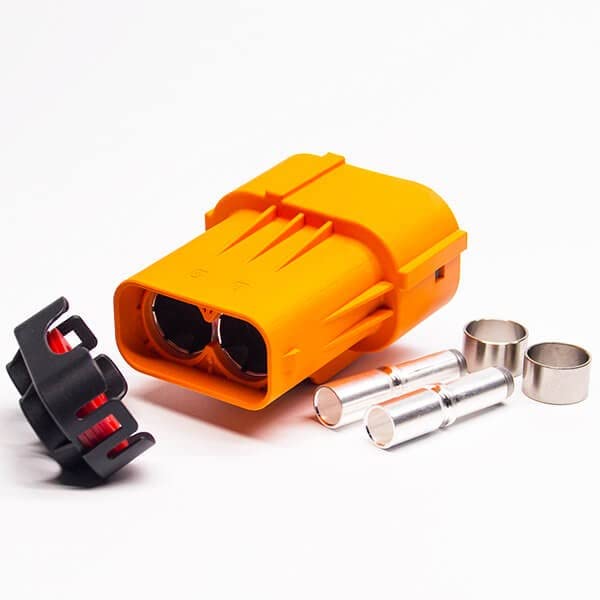 Hochspannungs-Sicherheitsverriegelungsstecker, 2-polig, 150 A Stecker für EV-Batterie