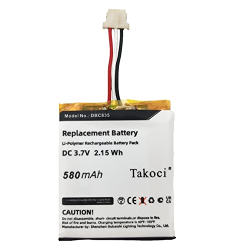 TAKOCI DBC835-V2 Battery for ADT Wireless HD Doorbell