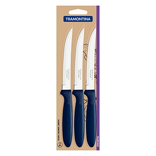 Conjunto de Facas para Churrasco Tramontina Ipanema com Lâminas em Aço Inox e Cabos de Polipropileno