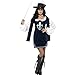 Produktbild NET TOYS Musketierkleid Lady Musketier Damenkostüm S 36/38 Piratin Faschingskostüm Sexy Kleid und Hut Uniform königliche Garde Seeräuber Mittelalterkostüm Kostüm Damen