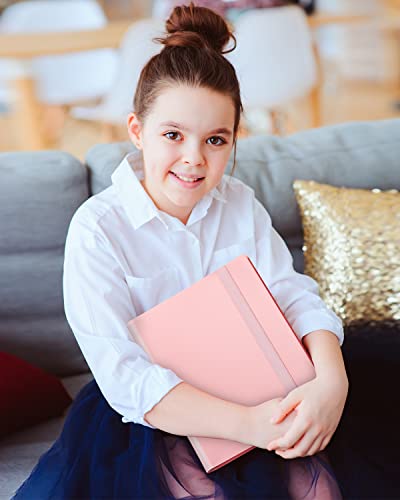 Geaoffice Card Binder, 9 Pockets Trading Card Album Folder, 360 Side Loading Pocket Binder For Yugioh, Mtg And Other Tcg, Pink #TOP7