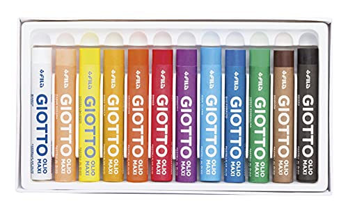 Giz Pastel Oleoso, Giotto, 293100, Multicor, 24 Cores