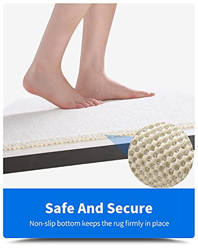 Non-Slip Bathtub Mat, 17X 30 Inch, Shower Mats For Bath Tub, Pvc Loofah Bathroom Mats For Wet Areas, Quick Drying #TOP3
