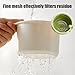2025 New Faucet Hanging Strainer, Press Automatic Dumping Kitchen Draining Basket, Food Fruit Vegetable Drain Shelf Sink Storage Holder, for Home 、Kitchen (Green)