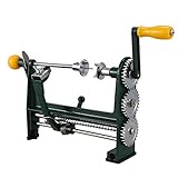 2. Engranajes fuertes. Gaoominy Peladora de Manzana Giratoria Manual Peladora de Papas MáQuina de Pelado de Frutas y Verduras de Acero Inoxidable MultifuncióN