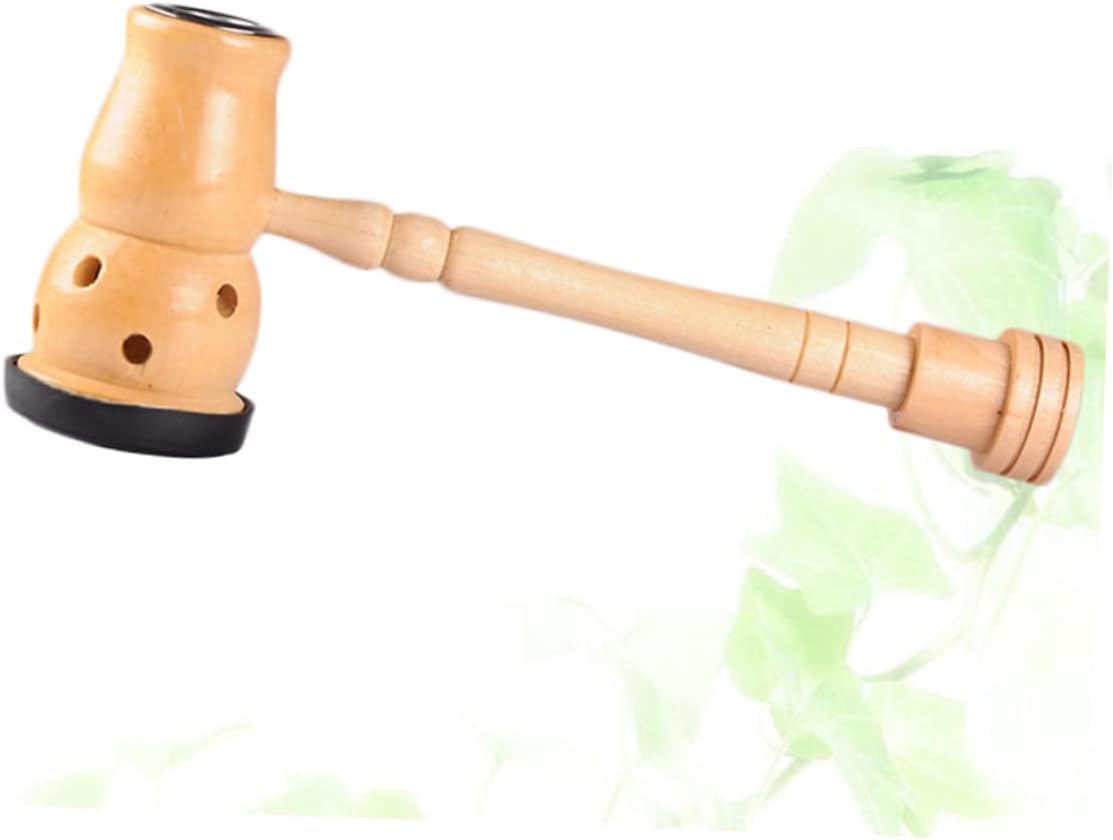 KOMBIUDA 3pcs Moxibustion Tools Set Wooden Moxa Box One Hole Handle for Moxibution Sticks Moxa Box
