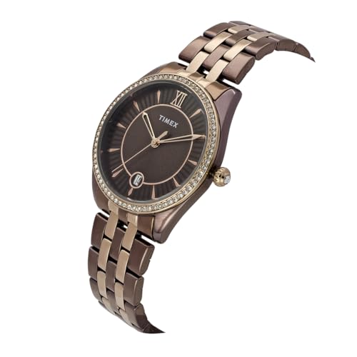 Image of TIMEX Analog Watch for Woman with Round Dial & Water Resistant Women's Wrist Watches