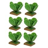 Gatuida 6 Stück Teiliges Realistische Gemüse für Detailgetreue Imitation Gemüse Modelle...
