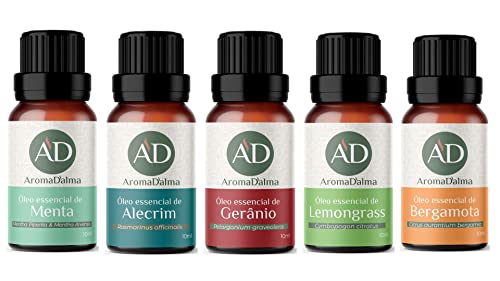 Kit Óleo Essêncial Inspiração Para Aromaterapia | 5 Aromas Incrív...