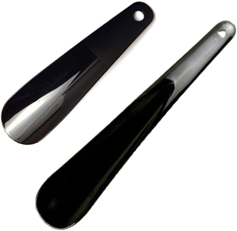 2 Plack Shoe Horn, 7.2 Inch Plastic Shoe Horns for Travel, Shoehorn for