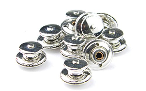 10 x Tenax Oberteil für Metall und Stoff, Edelstahl Schnellverschluss