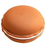  CULER Grand Macaron Coffret de Rangement Ouvert Flick Perles Macaron Bijoux Porte-Porte Boîte à Ongles Ornement Sac café