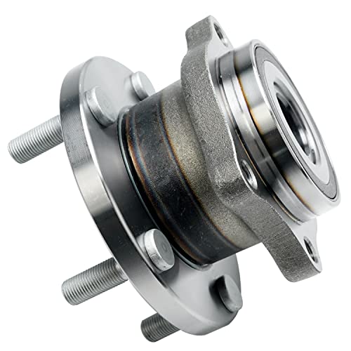 Image of Detroit Axle - Pair Rear Wheel Bearing Hubs for Subaru Tribeca 2008-2014, Subaru B9 Tribeca 2006-2007, 5 Lugs w /ABS Wheel Hubs Assembly
