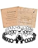 Cadeau Doux pour Les Couple: Les bracelets de couple sont des cadeaux pour l'anniversaire, Noël, les fiançailles, l'anniversaire, la Saint-Valentin, Thanksgiving et le mariage, adaptés à toutes les occasions. Ils sont conçus pour les couples, l'amitié, le petit ami, la petite amie, la femme, le mari