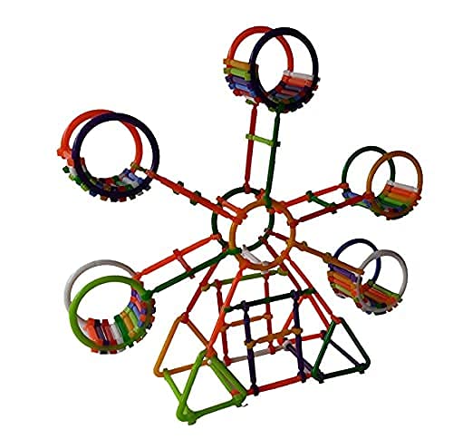 Image of Assembly DIY Colorful Educational Learning Building Smart City Blocks for Kids (ASSEMBLY-400pcs)