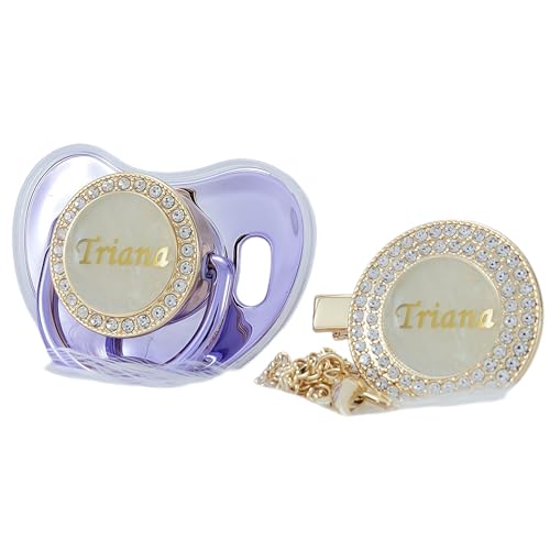 MIYOCAR Custom Any Name Can Make Personalized Bling Pacifier and