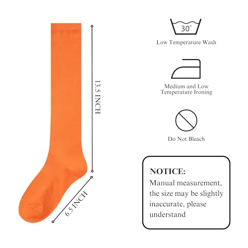 Image of Knee High Socks for Women, Long Tall Knee Tube Socks