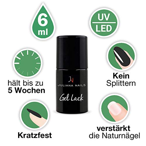 Juliana Nails - Gel Lack | 5 Farben | Milkshake - 6ml / 15ml - UV / LED (6ml, Matcha) – Bild 4