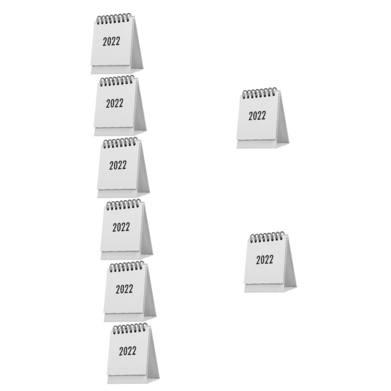 Tofficu 8pezzi Mini Scrivania Design e Planner Mensile Per e Scuola Decorazione Aggiornamenti Regolari Date