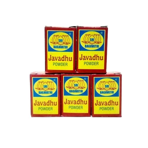 Haadiland Javadhu Powder/Herbal Nature Javadhu/Original Quality/Per 2G(Pack Of 5) For Cloth,Body & Pooja/Yoga/Fragrance. for Unisex Adult