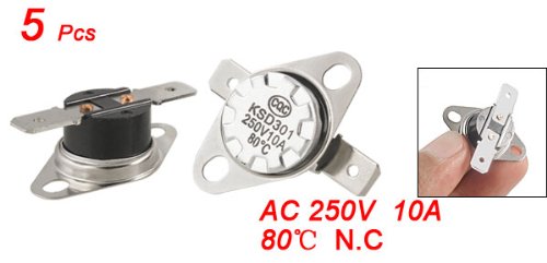 Termostato KSD301 135°C 250V 10A - Interruttore Temperatura Per Elettrodomestici (2 Pezzi) - Foto 11